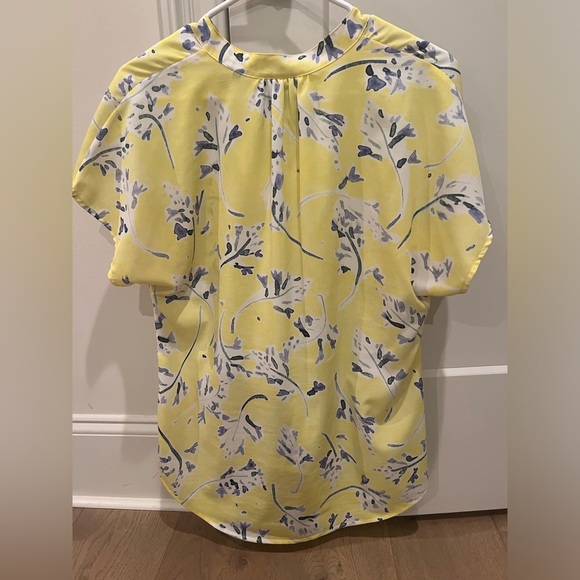CAbi Yellow Floral Top Size Small - Picture 2 of 5